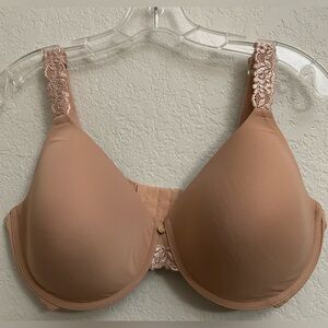 Natori Women's Body Double Lace-Trim Full-Fit Bra in Buff/Mocha - Size 36DDD